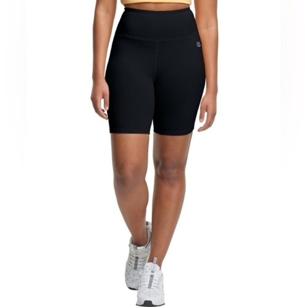 🖤 Champion Black Biker Shorts NWT Workout Athleisure